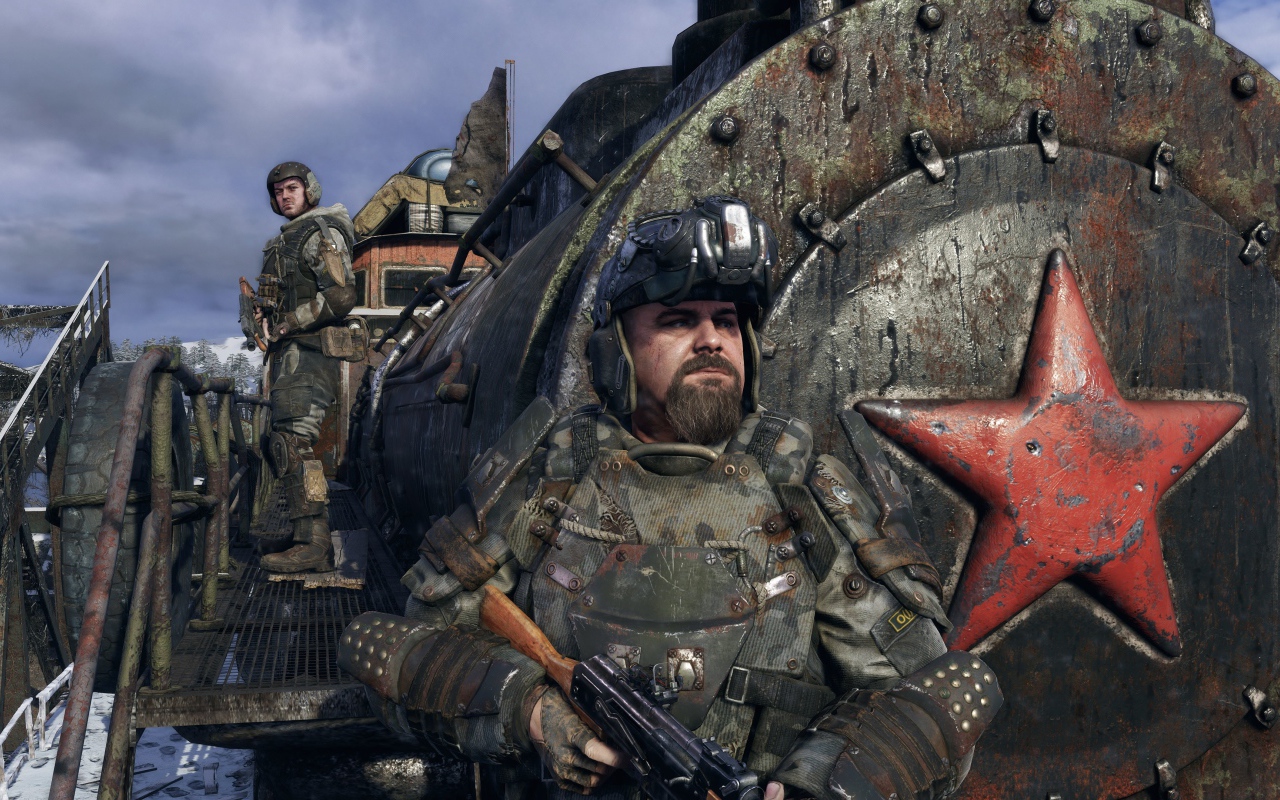 Кадр компьютерной игры Metro Exodus