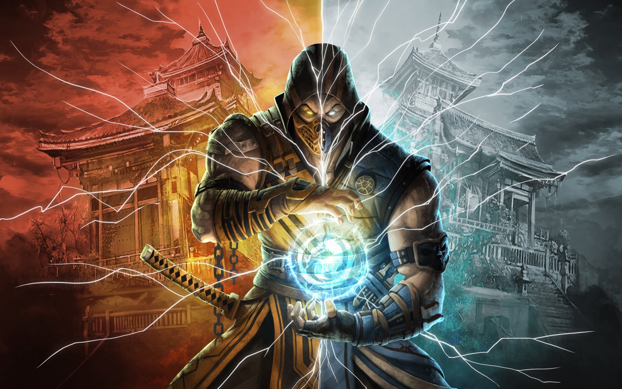 Скорпион персонаж компьютерной игры Mortal Kombat 11 