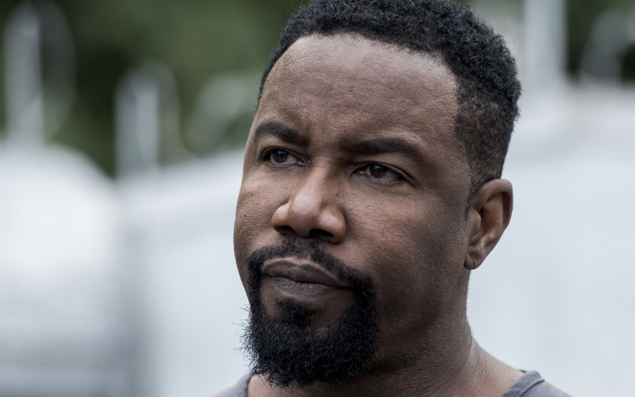 Американский актер Майкл Джей Уайт лицо крупным планом