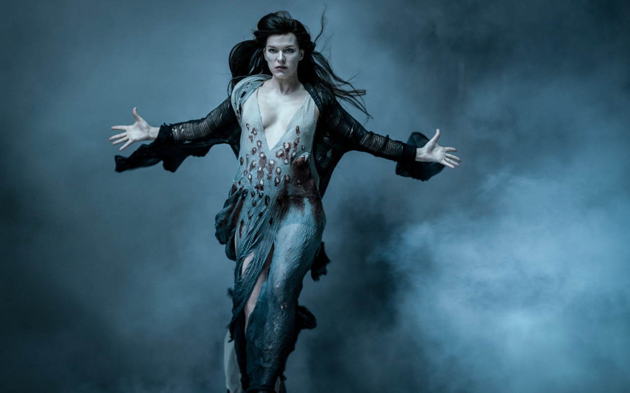 Актриса Милла Йовович  персонаж Кровавая королева фильм Хеллбой 2019 года