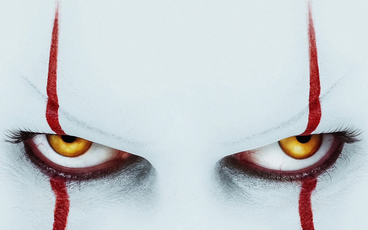 Грозные глаза клоуна фильм Оно 2