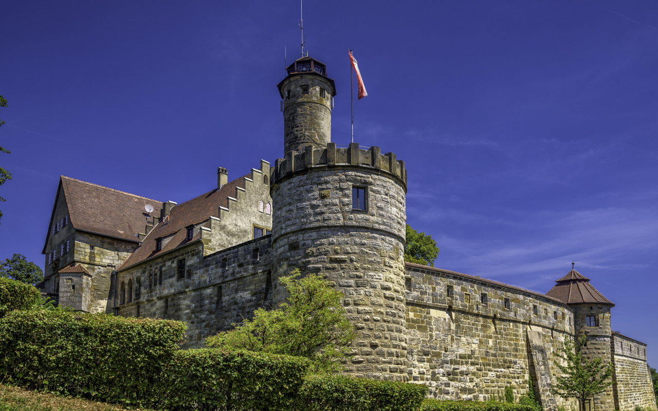 Средневековая крепость Альтенбург, Германия