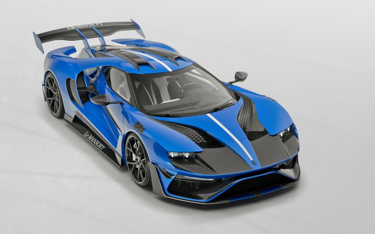 Спортивный автомобиль Mansory Le MANSORY 2020 года на сером фоне