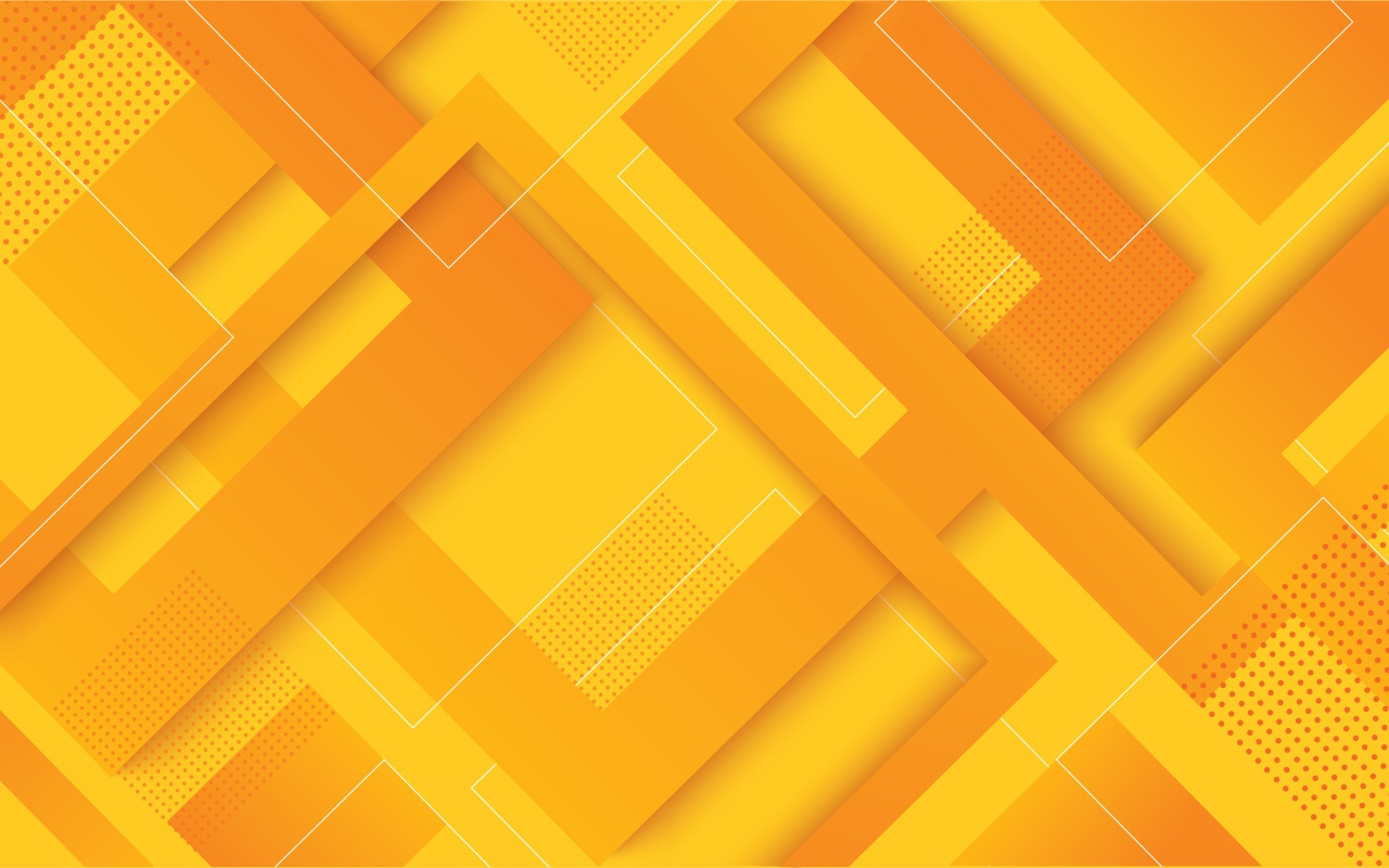 Yellow background with geometric shapes, texture.