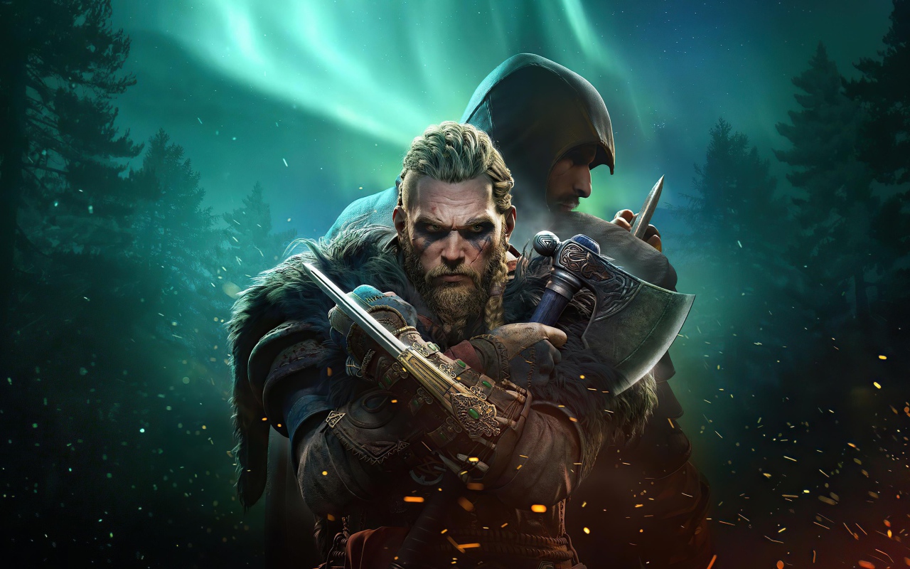 Персонажи компьютерной игры Assassins Creed Valhalla, 2020