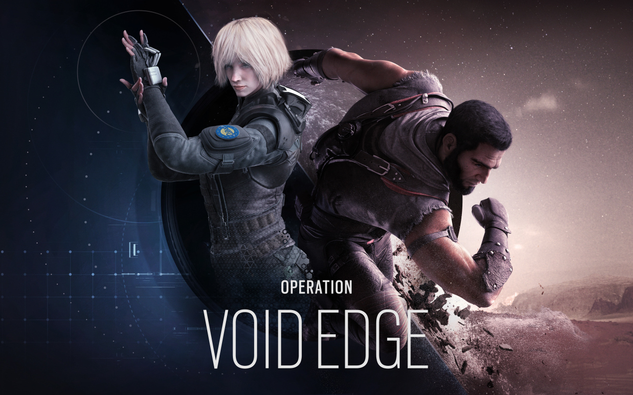 Постер компьютерной игры Tom Clancys Rainbow Six Siege Opeartion Void Edge, 2020