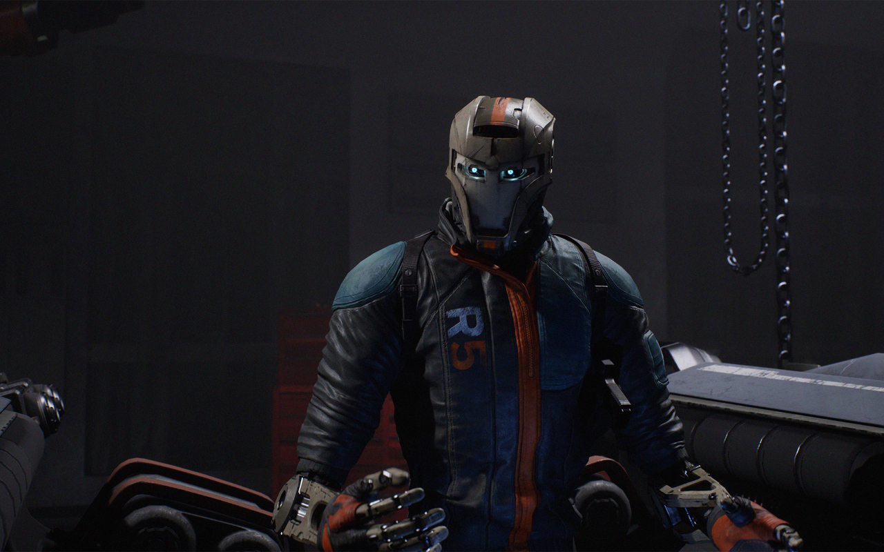 Киборг из компьютерной игры Disintegration, 2020