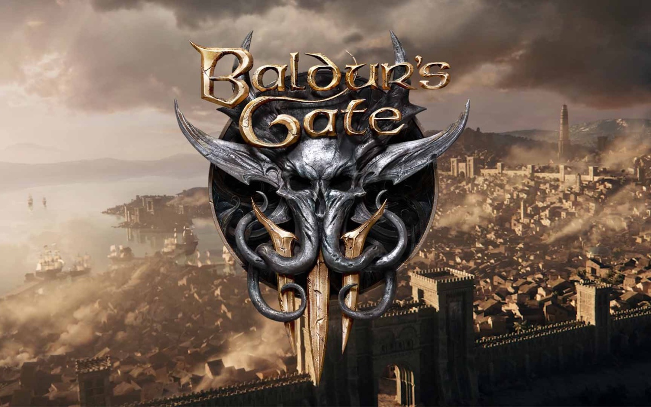 Logo for the computer game Baldur’s Gate III, 2020
