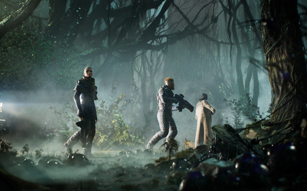 Скриншот компьютерной игры экшена Outriders