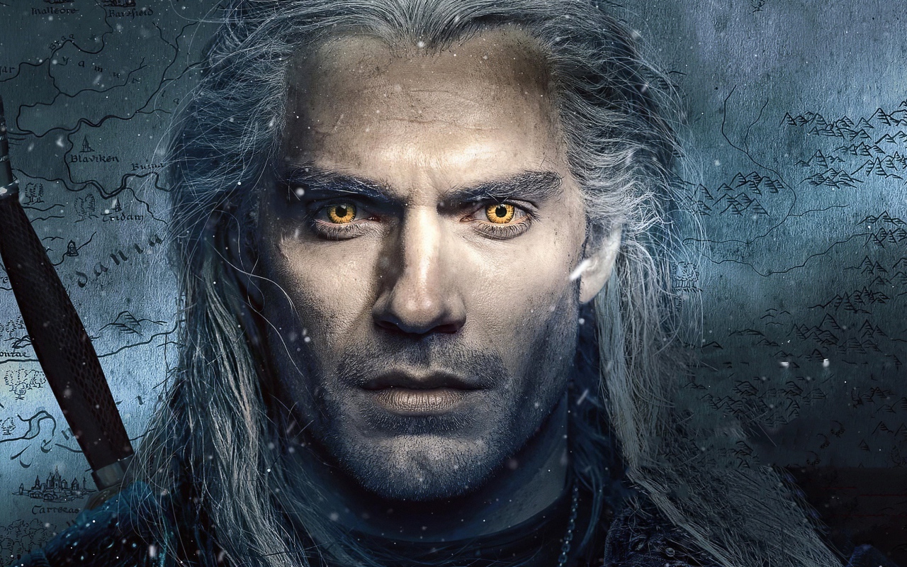 Актер Генри Кавилл в сериале Ведьмак