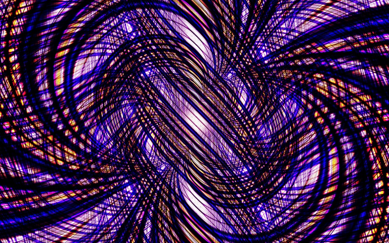 Beautiful purple fractal pattern