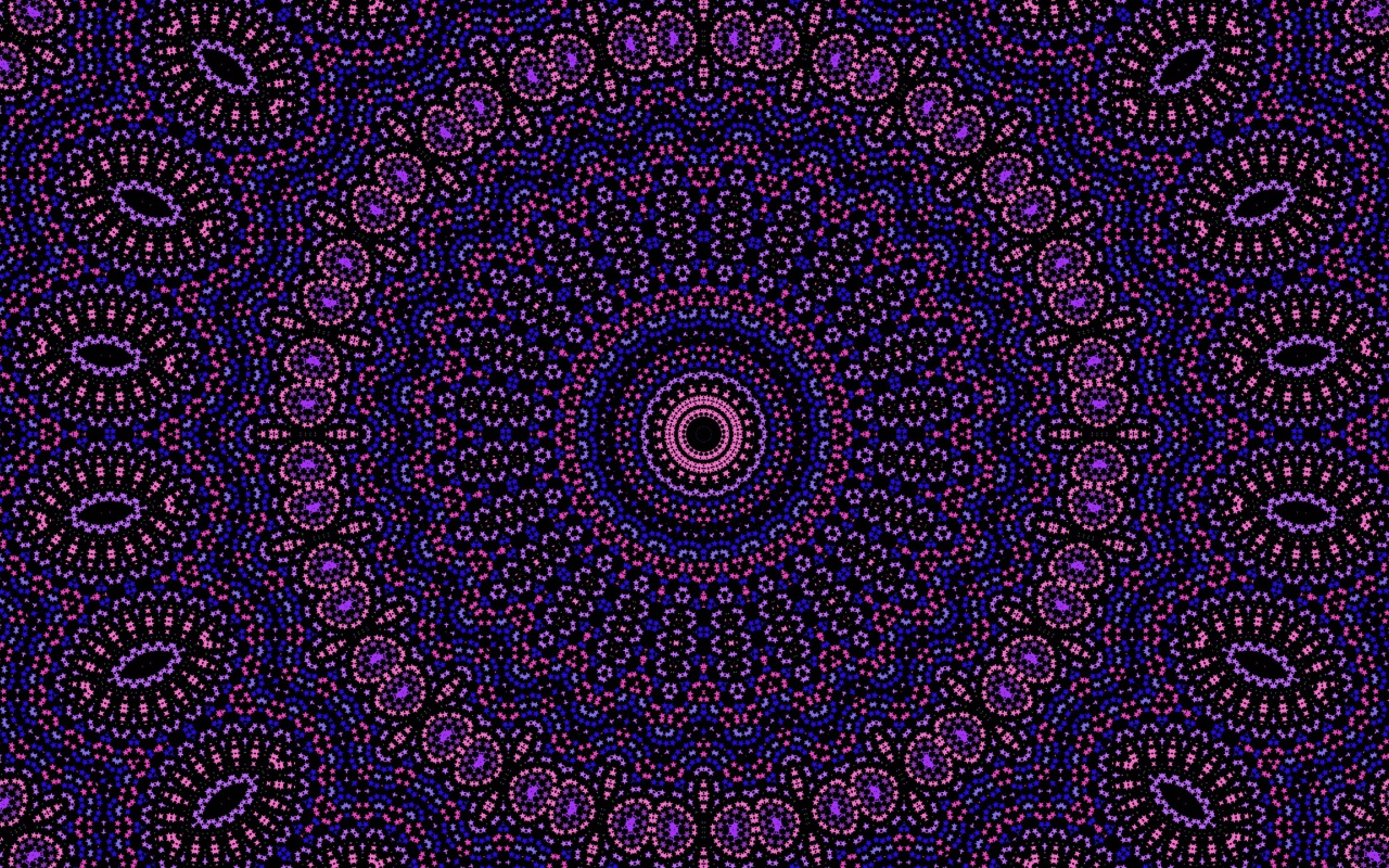 Красивый фиолетовый рисунок мандала