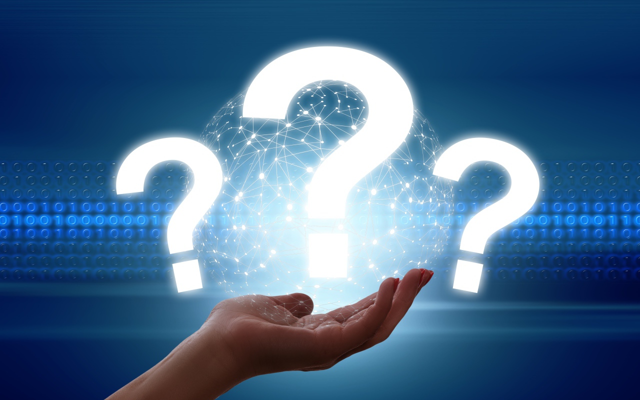 Яркие знаки вопроса на руке