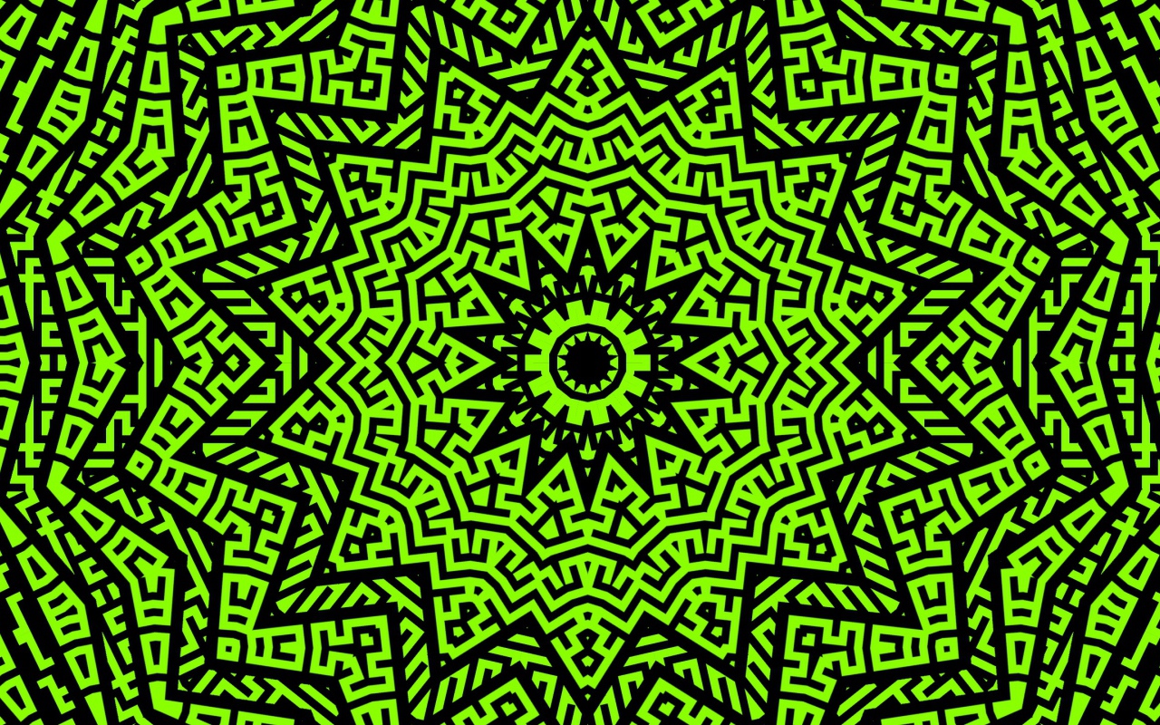 Необычный абстрактный рисунок мандала 