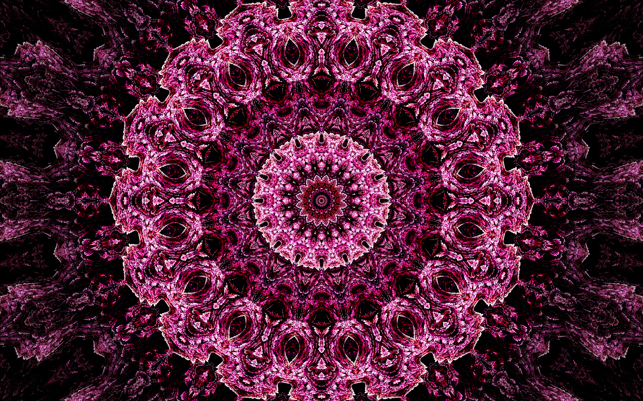 Необычный абстрактный розовый рисунок