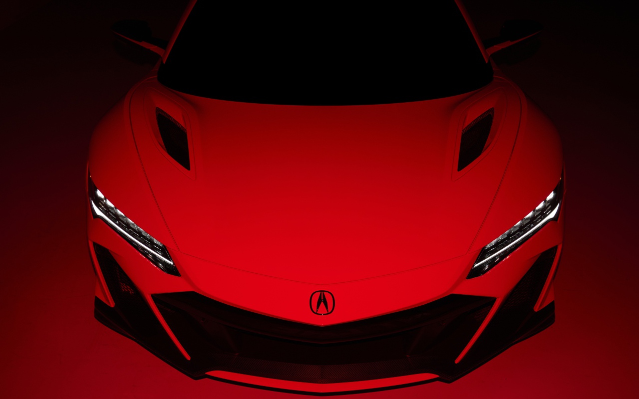 Капот автомобиля Acura NSX Type S, 2022 года