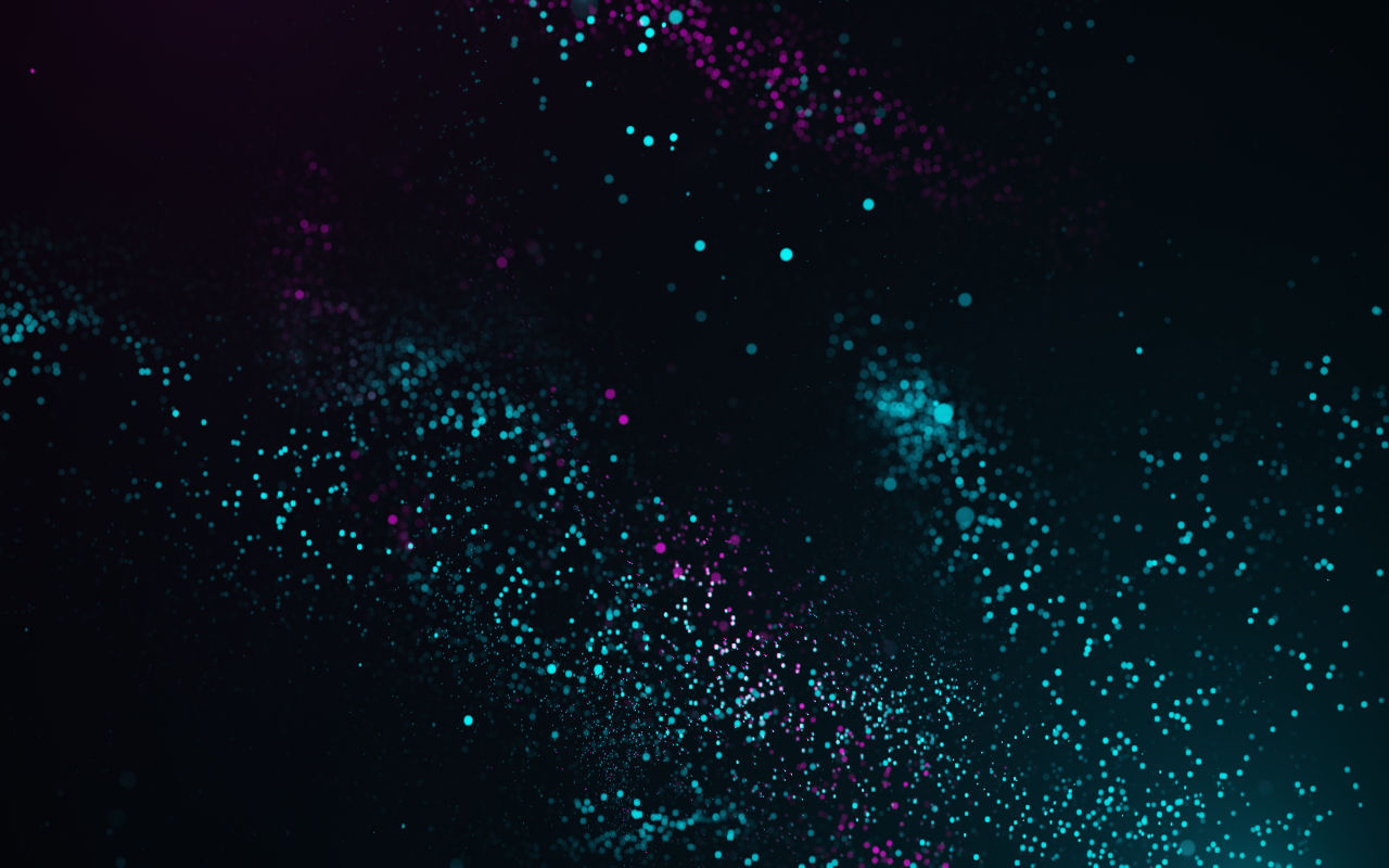 Красивые неоновые точки на черном фоне 