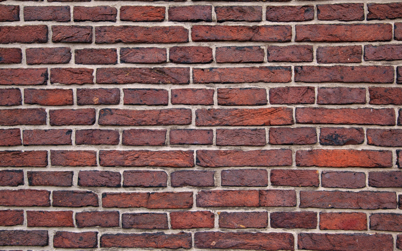 Коричневая кирпичная стена, фон 