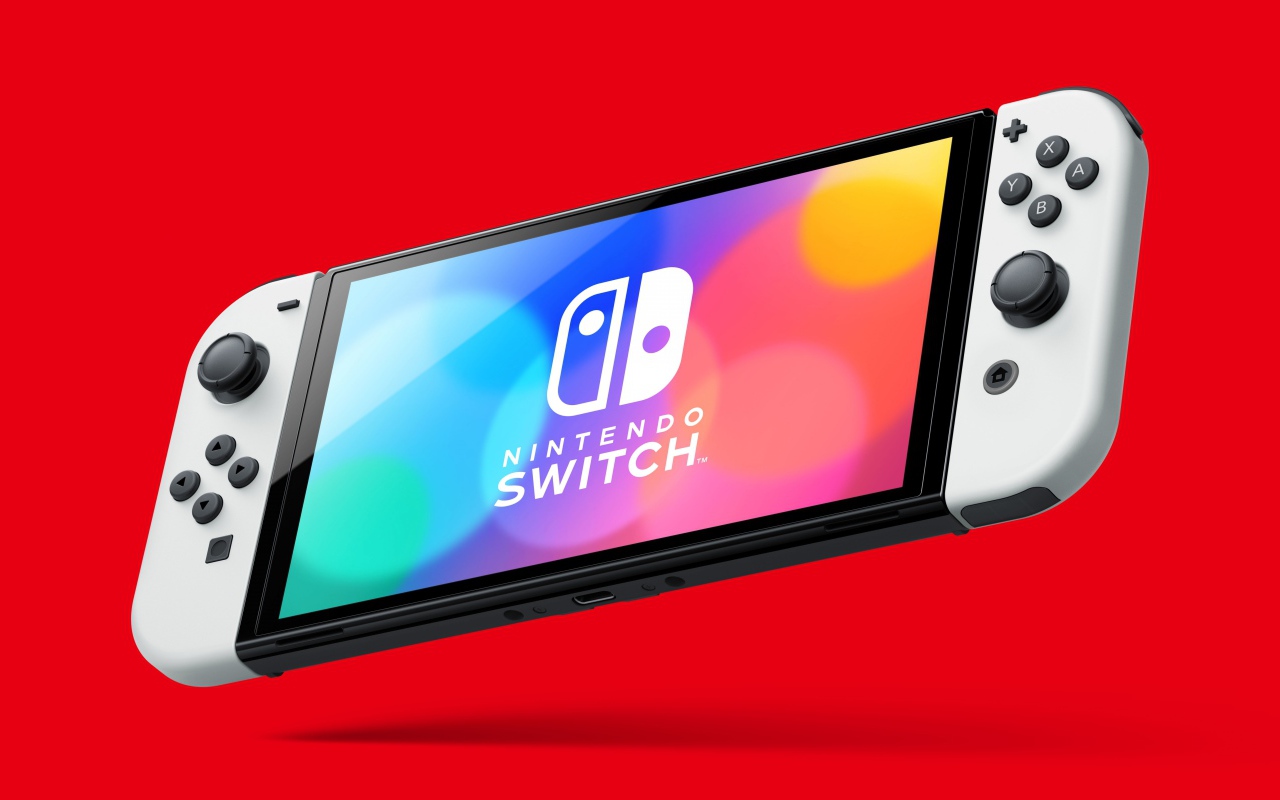 Стильная игровая консоль  Nintendo Switch OLED