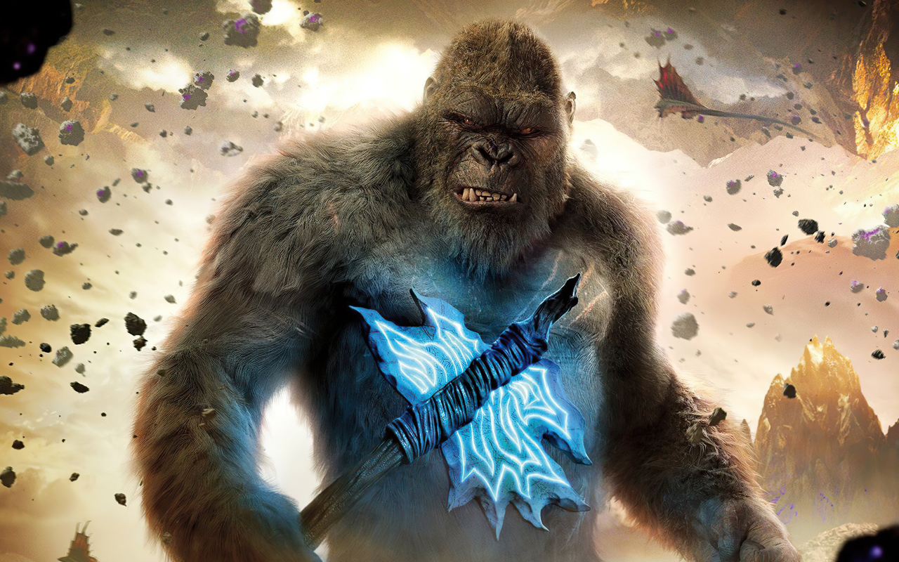 Godzilla character in the new movie Godzilla vs. Kong, 2021