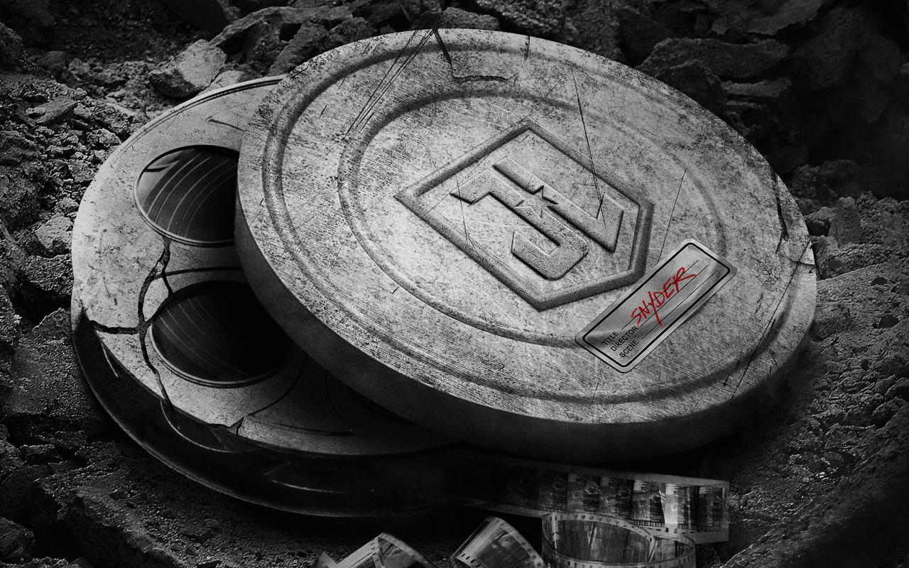 Старая бобина с фильмом Лига справедливости Зака Снайдера, 2021