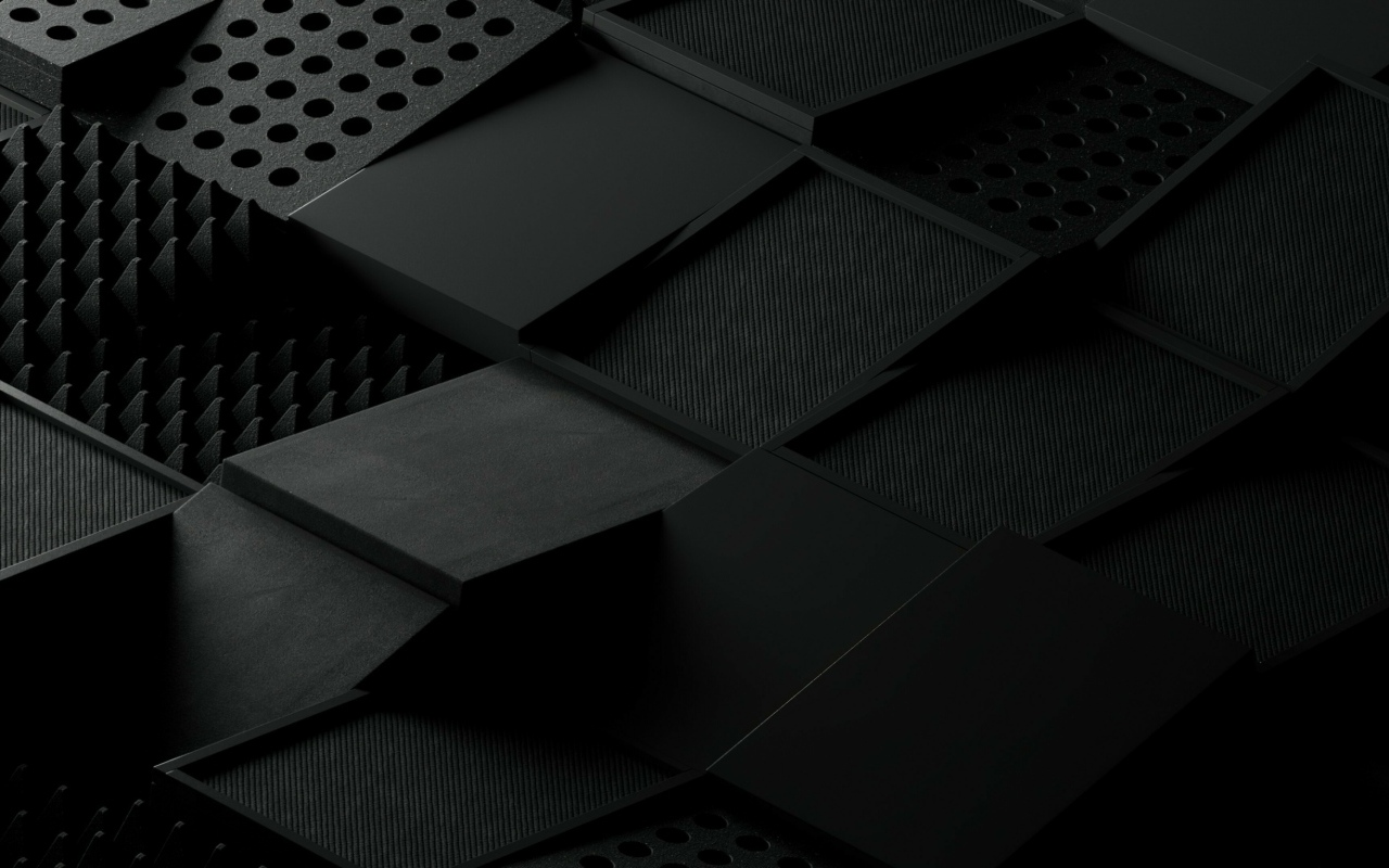 Абстрактные черные квадраты