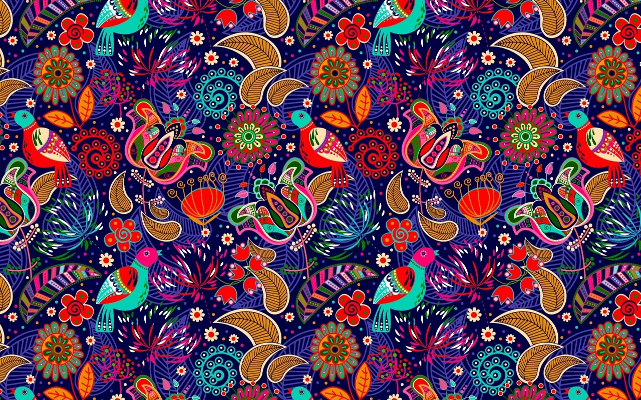 Красивый яркий абстрактный рисунок