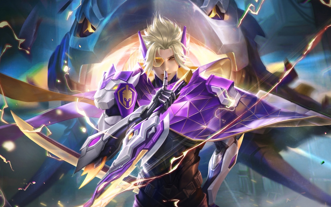 Мужчина аниме с белыми волосами