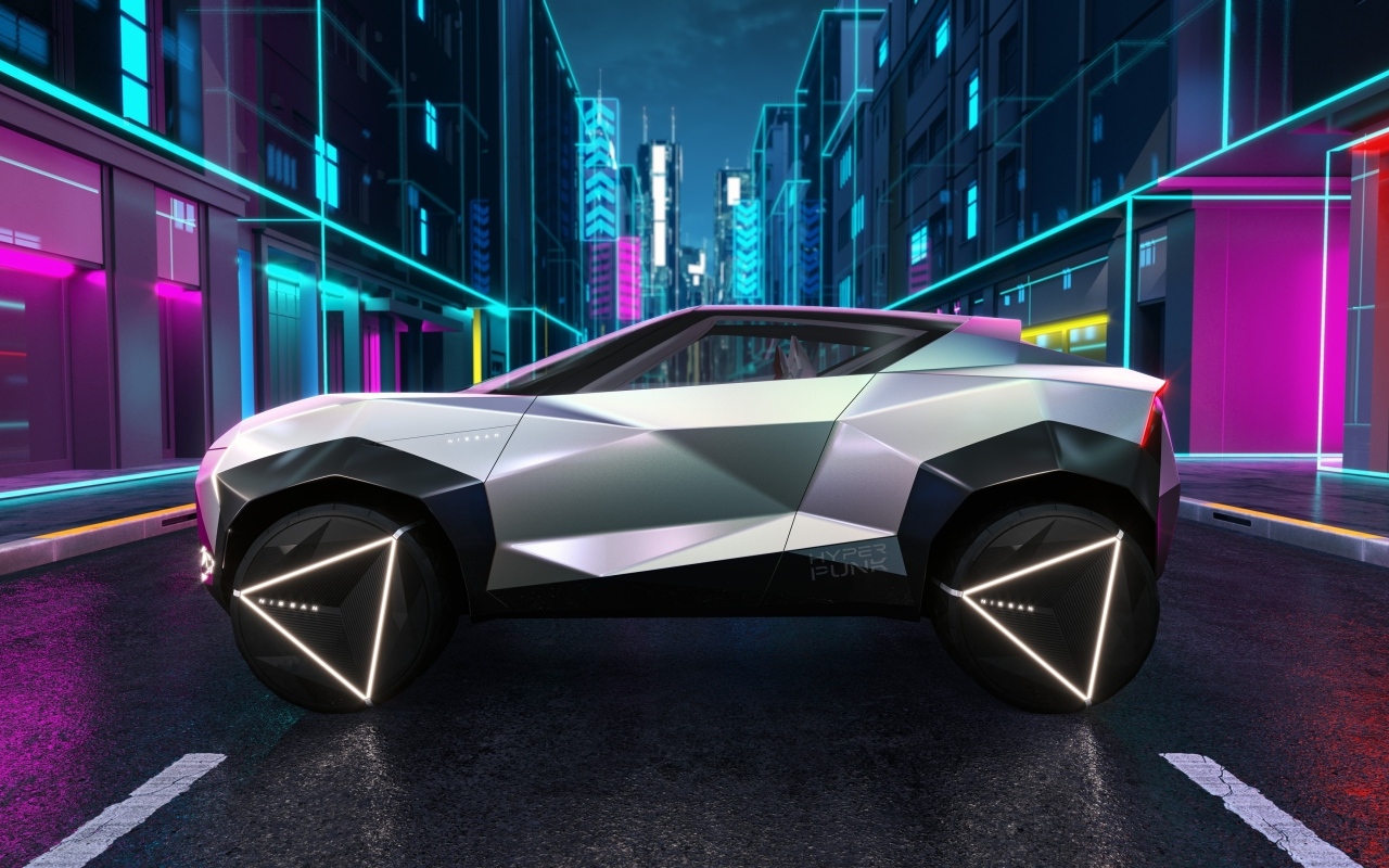 Автомобиль Nissan Hyper Punk вид сбоку