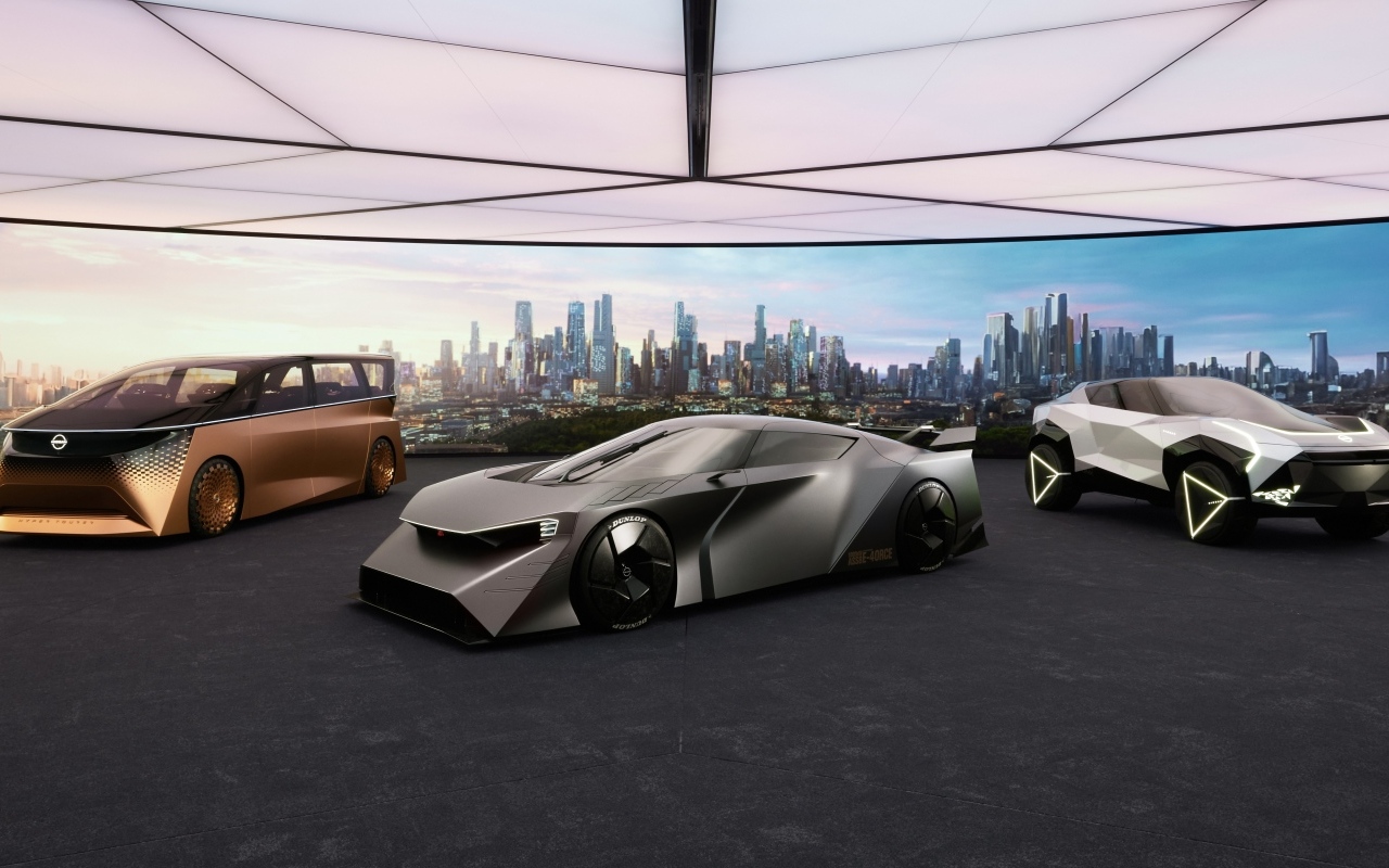 Презентация автомобилей Nissan EVs