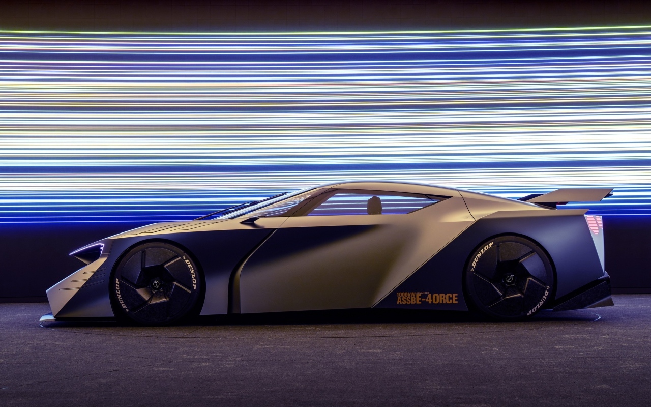 Вид сбоку на автомобиль Nissan Hyper Force