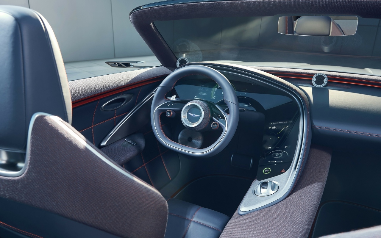 Салон  автомобиля Genesis X  2023 года