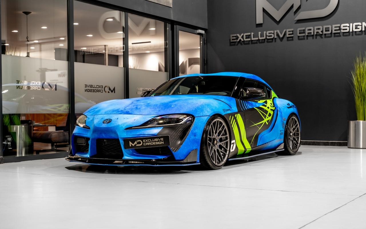 Презентация автомобиля Toyota Supra PD Aerodynamic Kit