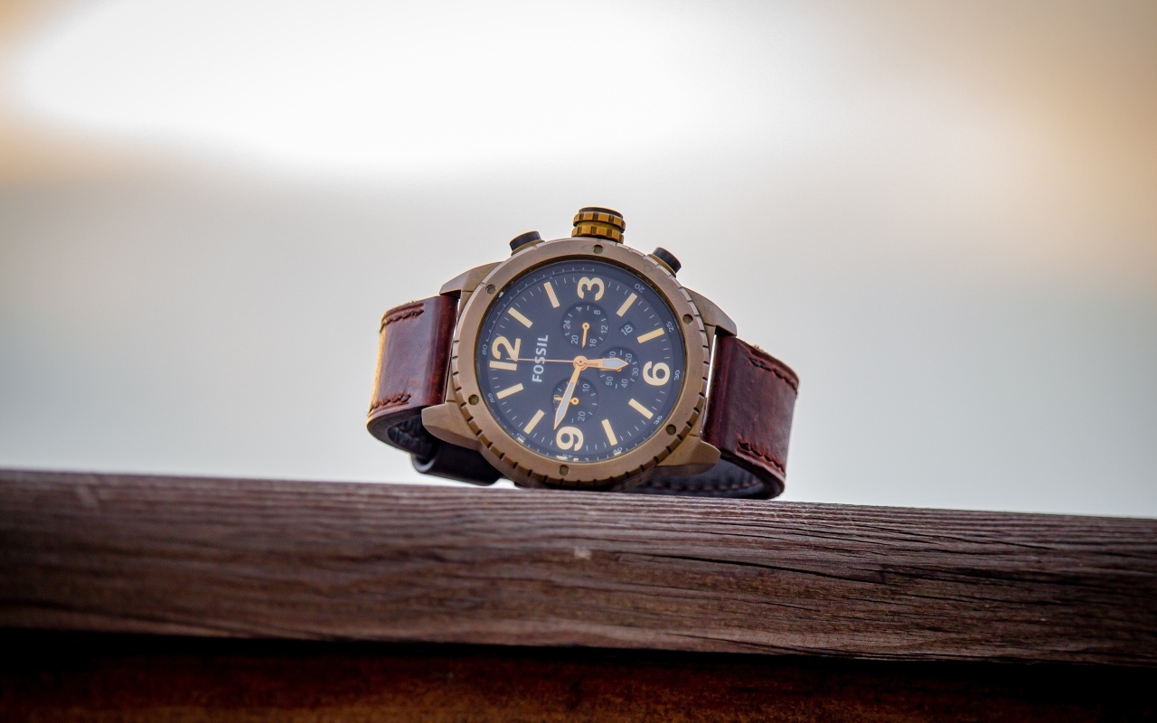 Дорогие наручные часы Fossil