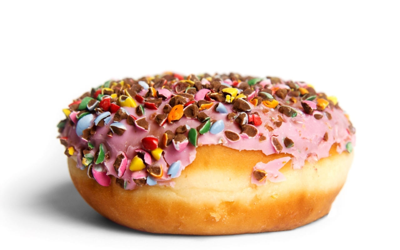 Пончик в сладкой глазури