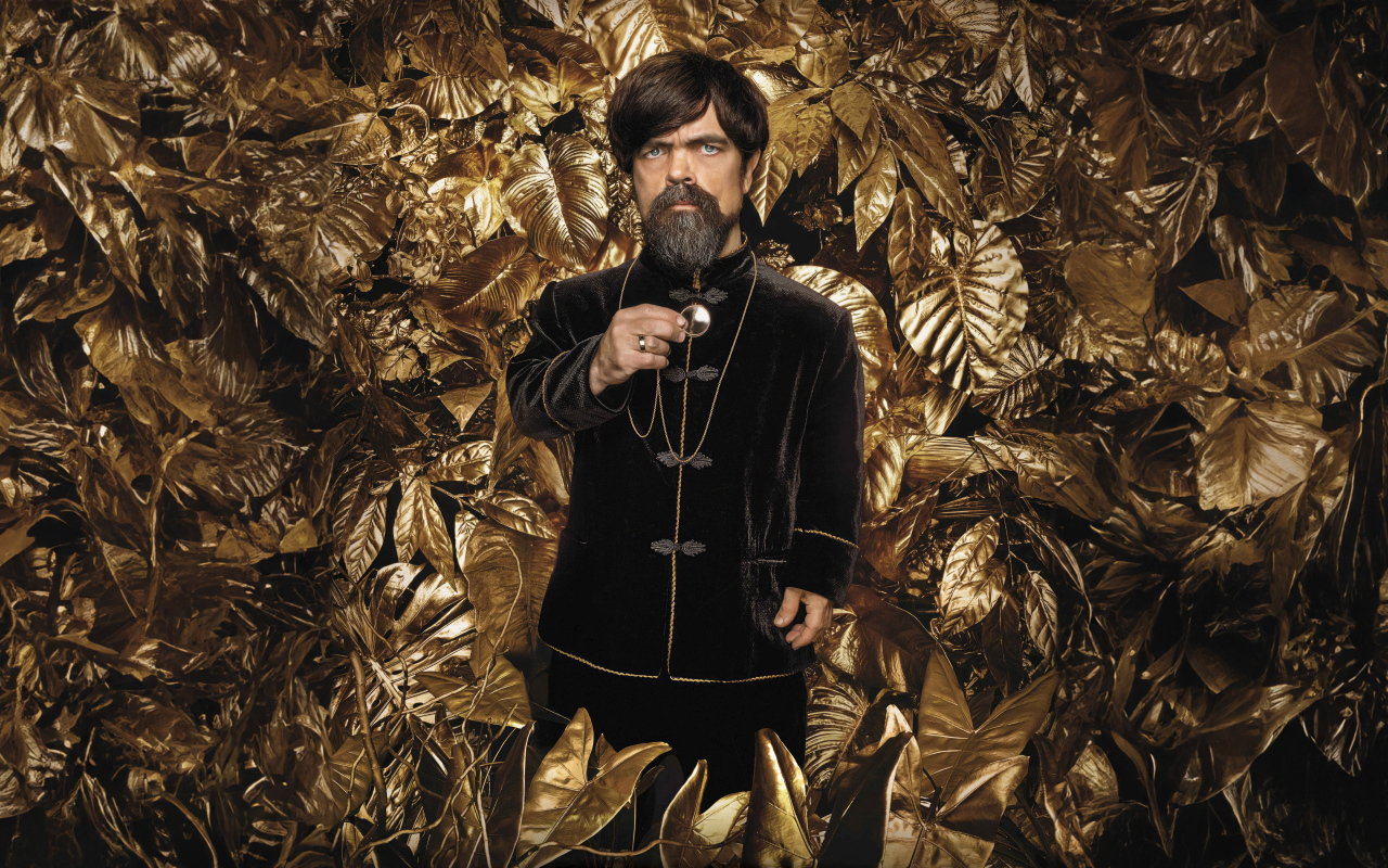 Актер Питер Динклэйдж в фильме Голодные игры: Баллада о змеях и певчих птицах, 2023