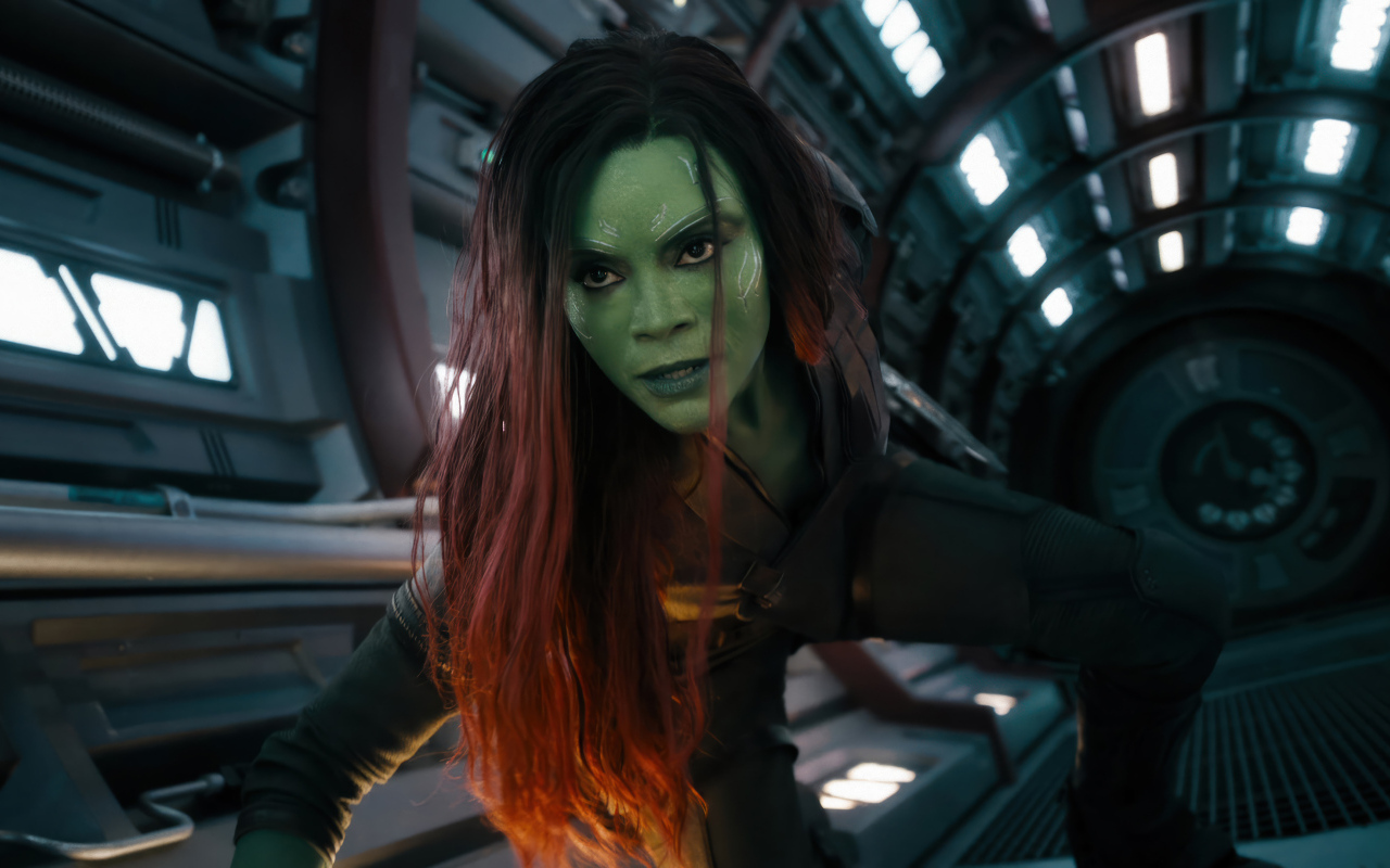 Гамора персонаж фильма Стражи Галактики: Часть 3