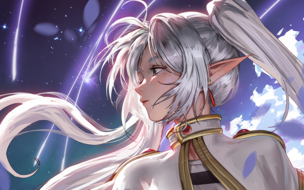 Девушка с хвостами на голове