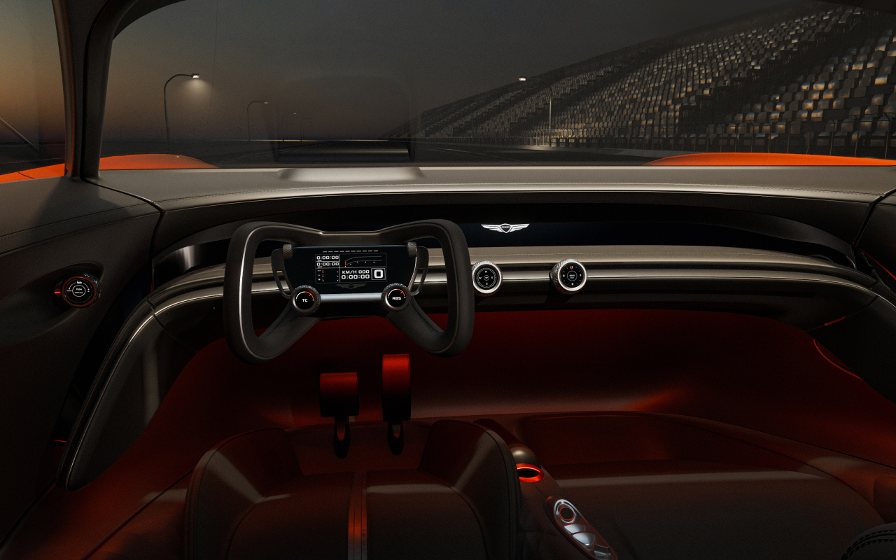 Салон автомобиля Genesis X Gran Berlinetta