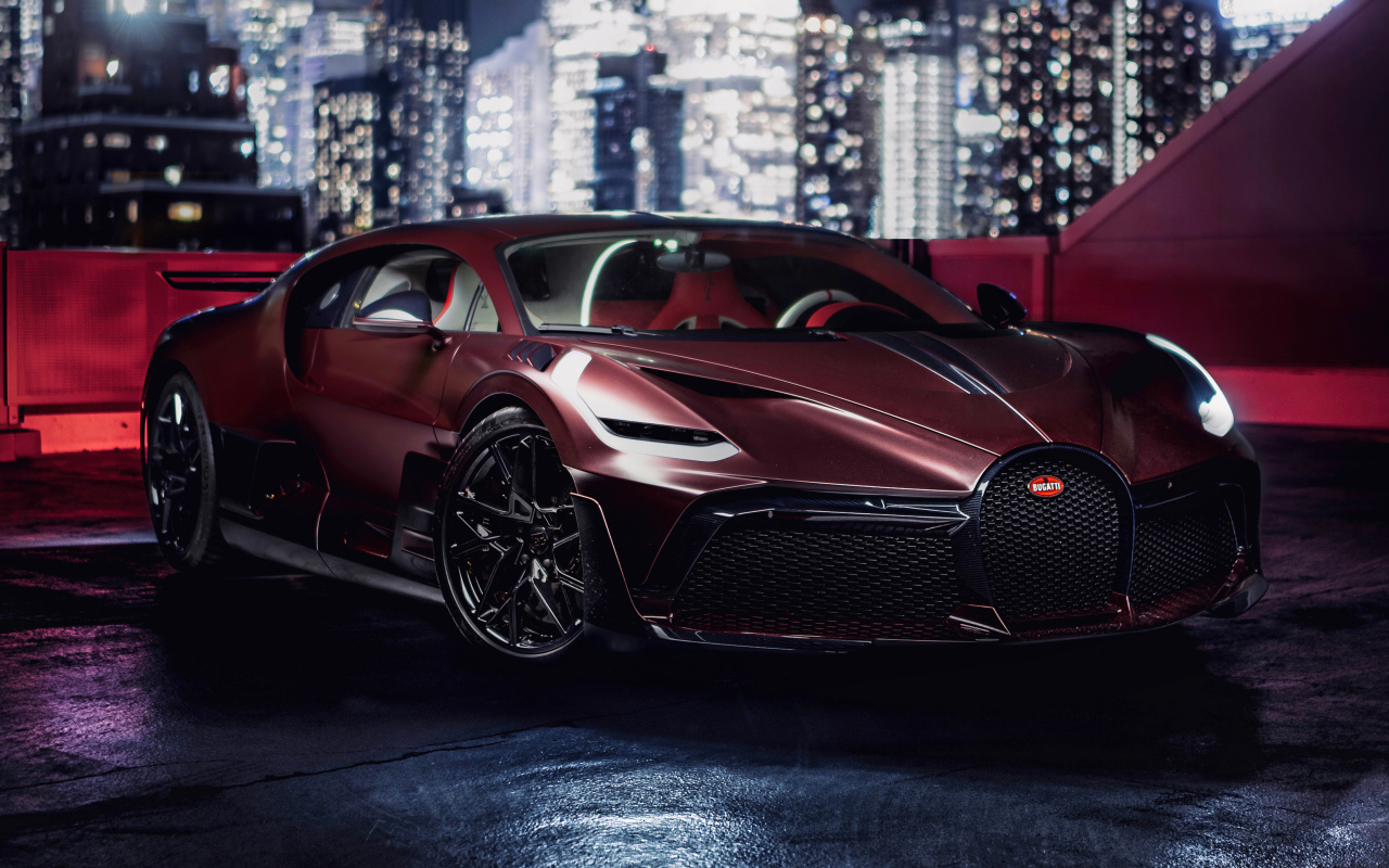 Быстрый автомобиль Bugatti Divo