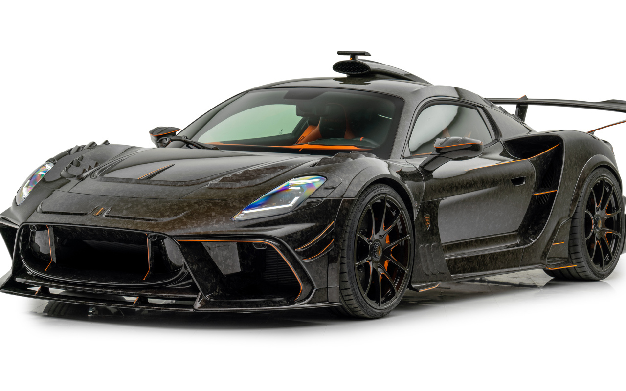 Черный автомобиль Mansory MCX Pergusa 2024 года