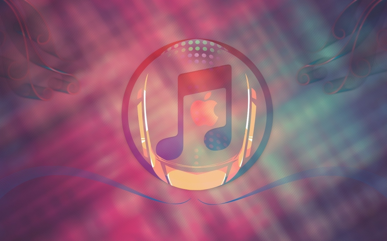 Нота со значком Apple в мыльном пузыре