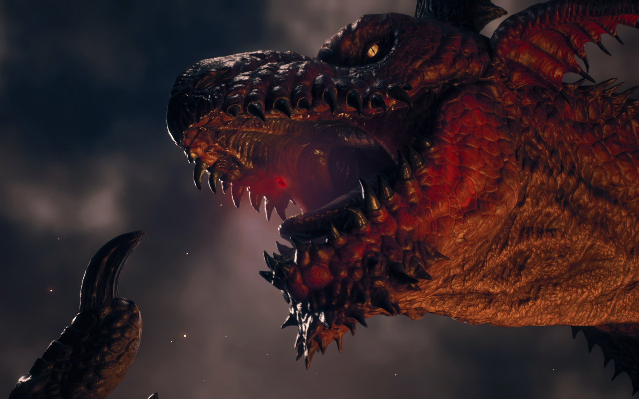 Дракон из компьютерной игры Dragon’s Dogma 2