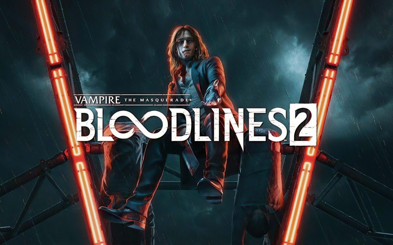 Постер новой компьютерной игры Vampire: The Masquerade — Bloodlines 2