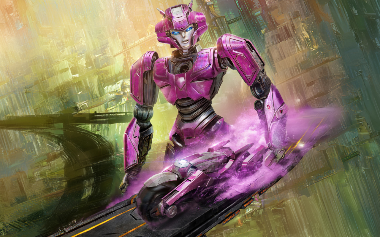 Персонаж  Элита  нового фильма Трансформеры: Начало, 2024