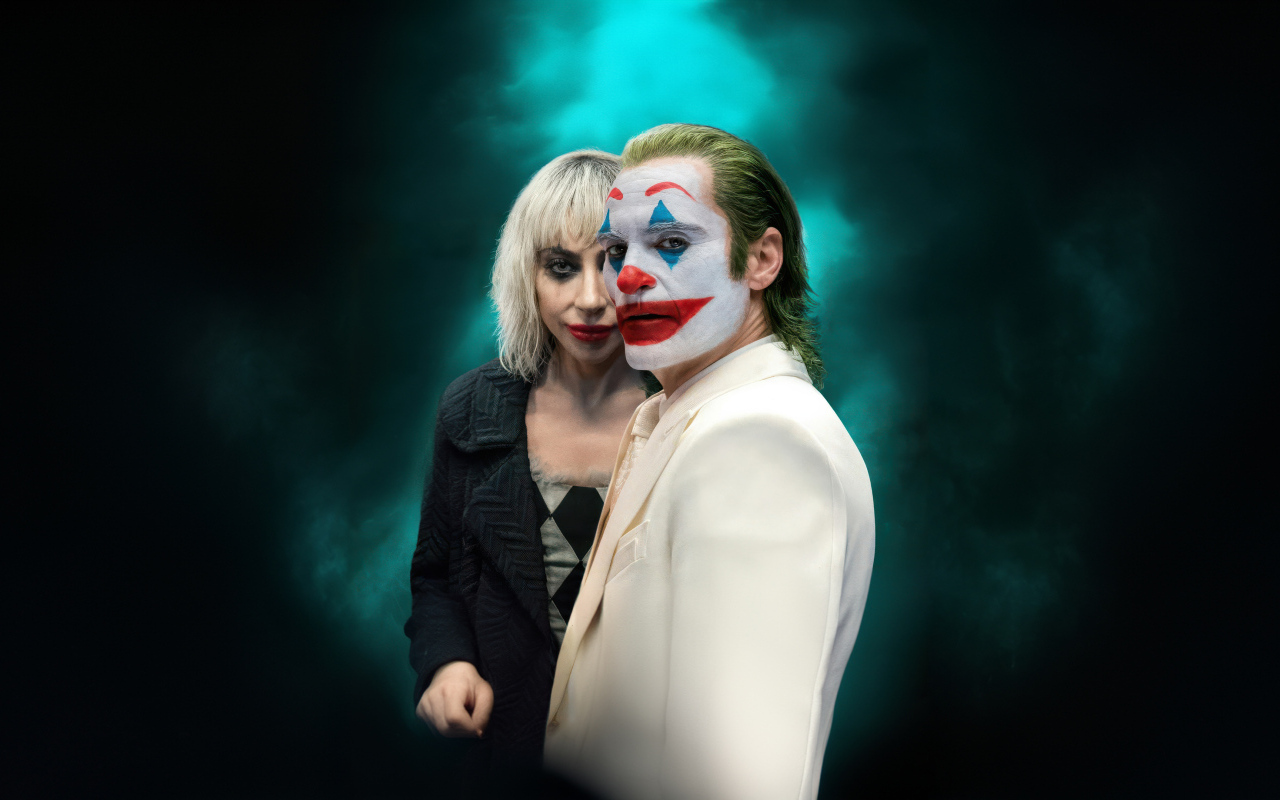 Главные персонажи фильма Джокер: Безумие на двоих в дыму