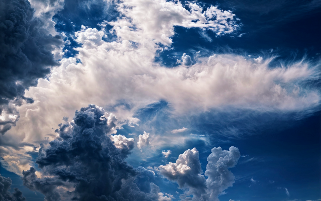 Красивые необычные облака в небе