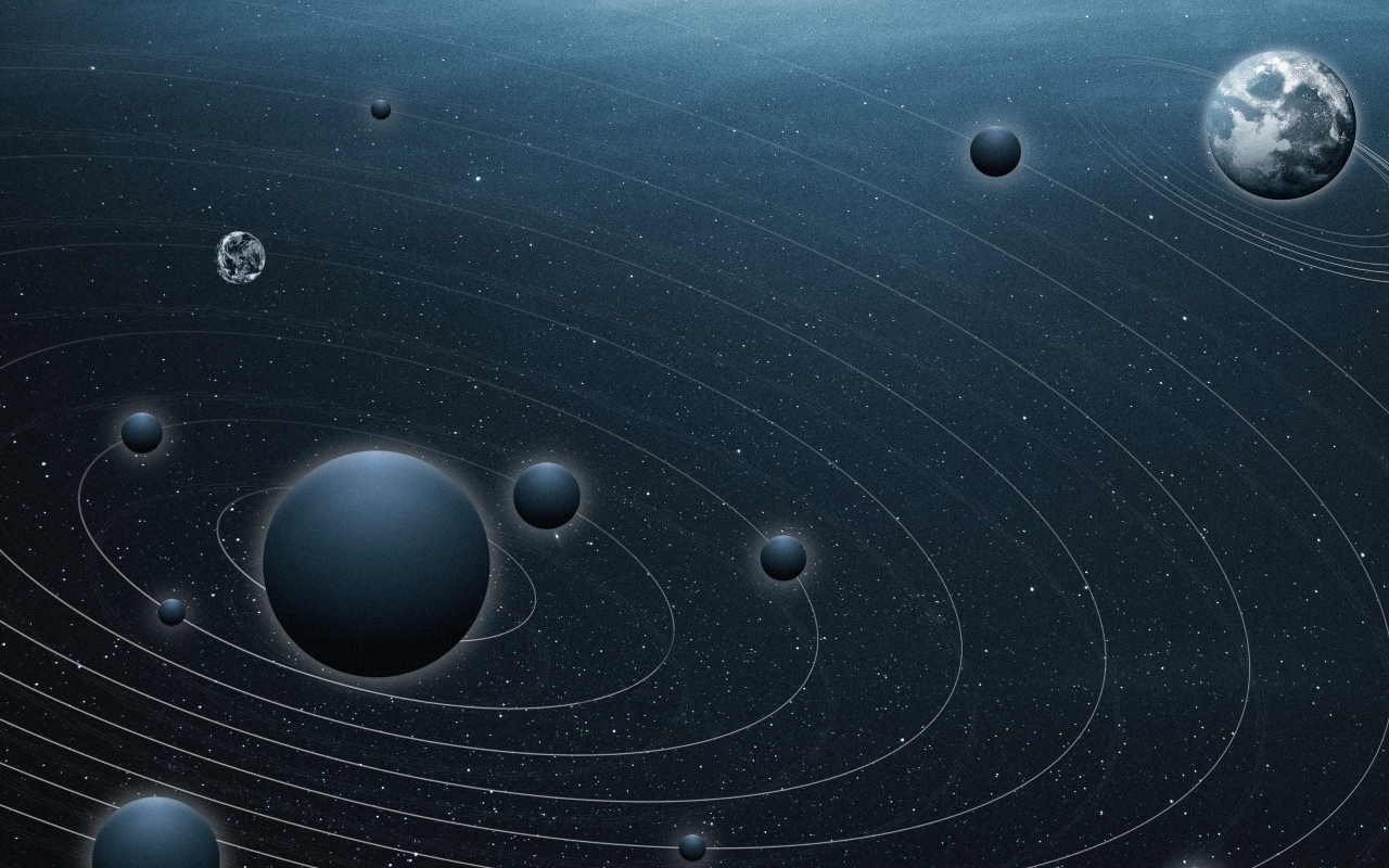 Траектория космической галактики