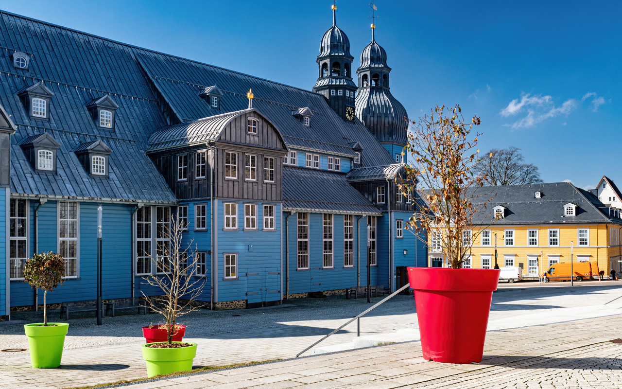 Церковь в городе Клаусталь-Целлерфельд, Германия