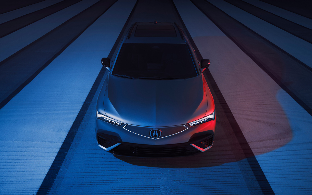 Вид сверху на автомобиль Acura ZDX Type S 2024  года